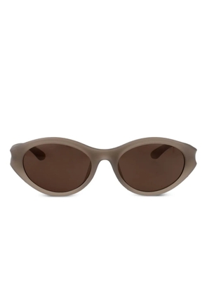 Diesel oval-frame sunglasses - Neutrals