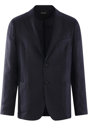 Zegna single breasted blazer - Blue