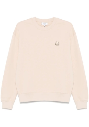 Maison Kitsuné Bold Fox Head-patch sweatshirt - Neutrals