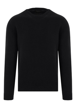 Roberto Collina crew-neck merino-wool sweater - Black