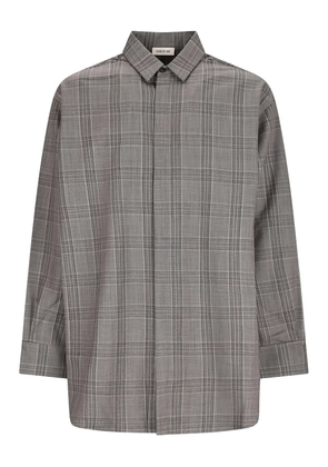 Fear Of God Tartan classic collar shirt - Grey