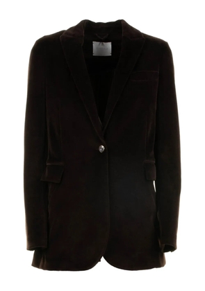 Circolo 1901 notched-lapel jacket - Brown