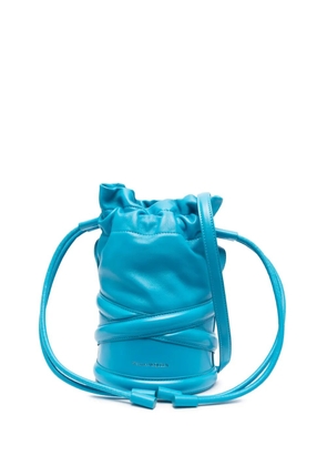 Alexander McQueen The Soft Curve bucket bag - Blue