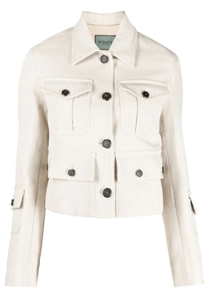 Durazzi Milano multi-pocket cropped jacket - Neutrals