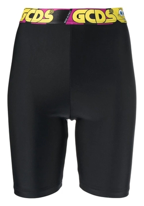 GCDS knee-high legging shorts - Black