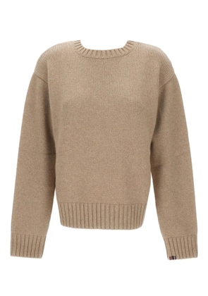 extreme cashmere crew neck sweater - Neutrals