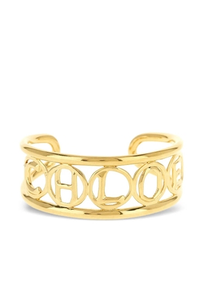 Chloé Script gold-tone bangle
