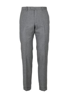 Briglia 1949 cuffed wool trousers - Grey
