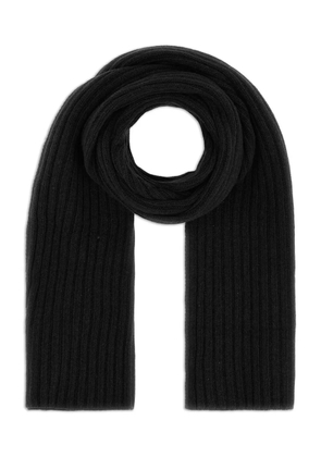 Peuterey ribbed-knit scarf - Black