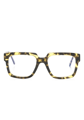 Kuboraum K3 square-frame glasses - Yellow