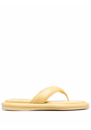 GIABORGHINI Gia 5 thong-strap sandals - Yellow