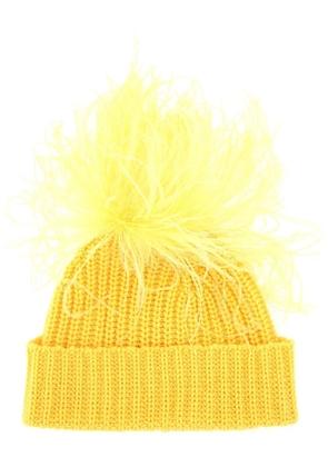 ART ESSAY cashmere beanie - Yellow