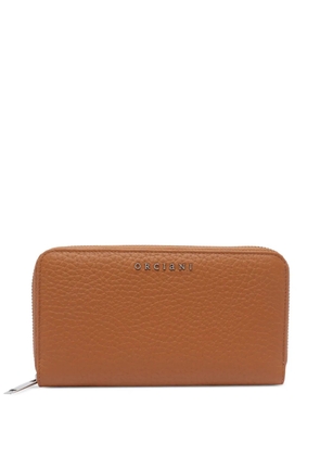 Orciani leather wallet - Brown