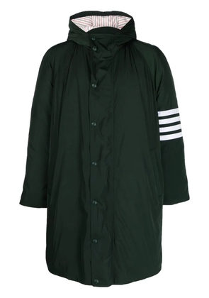 Thom Browne raglan-sleeve parka coat - Green