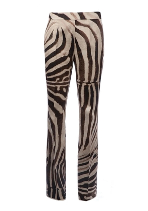 Giambattista Valli zebra print trouser - Brown
