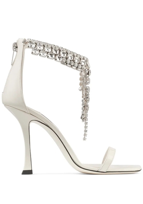 Jimmy Choo 100mm Verity sandals - White