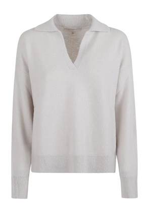 Antonelli polo-neck wool knit - Grey