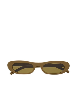 Saint Laurent Eyewear oval-frame sunglasses - Brown