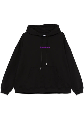 GCDS embroidered hoodie - Black