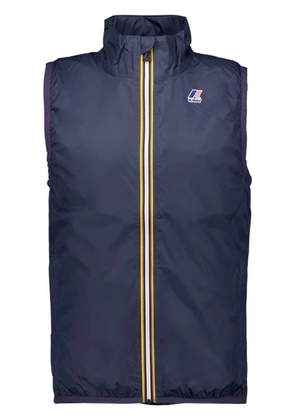 K-Way logo-print gilet - Blue