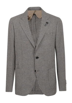 Lardini houndstooth blazer - White