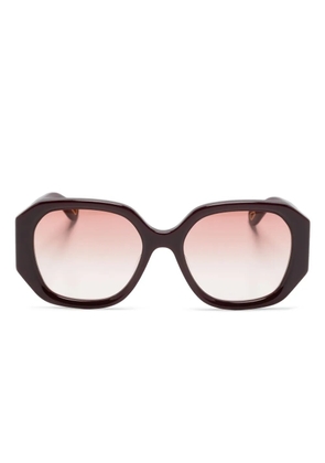 Chloé Eyewear Marcie square-frame sunglasses - Red