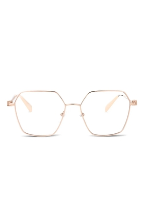 LIU JO geometric-frame glasses - Gold