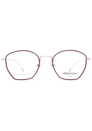 Eyepetizer Colette geometric-frame glasses - Purple
