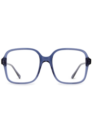 Chloé Eyewear oversize frame glasses - Blue