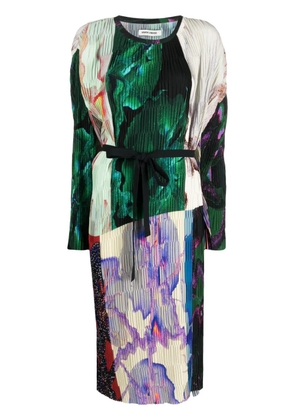 Henrik Vibskov plissé-effect midi dress - Green