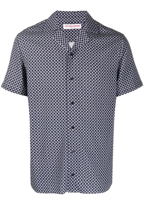 Orlebar Brown all-over graphic-print shirt - Blue