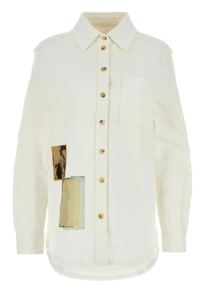 Lanvin graphic-print shirt - White
