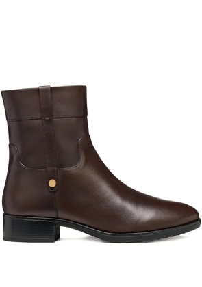 Geox Felicity leather boots - Brown