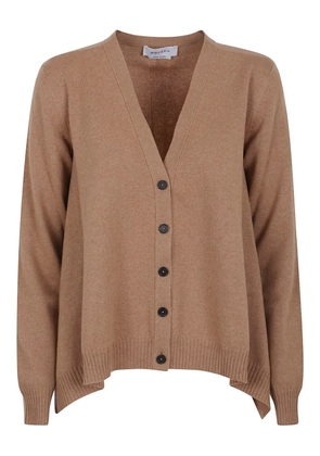 Alexander McQueen cashmere buttoned cardigan - Brown