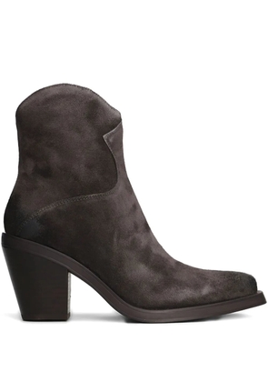 Ash Judy side-zip cowboy boots - Brown