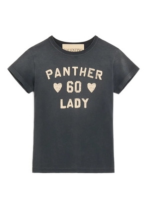 Valentino Garavani Panther Lady-print T-shirt - Grey