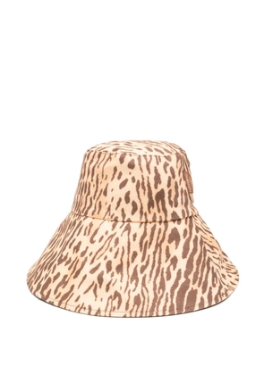 ZIMMERMANN printed bucket hat - Brown