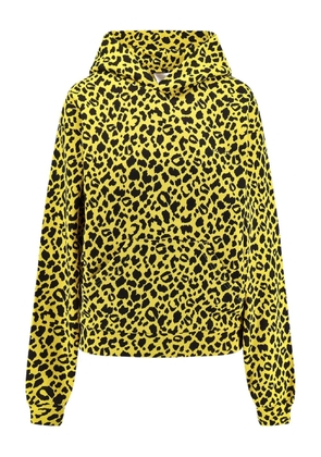 Coperni animal-print long-sleeve hoodie - Yellow