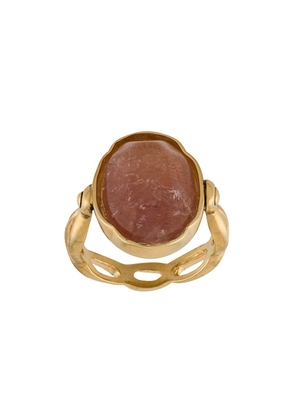 Goossens oval Cabochons ring - Pink