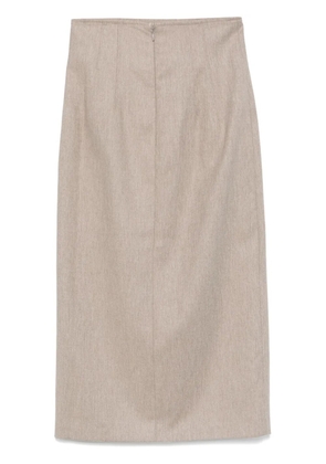 THE ANDAMANE Stephanie midi skirt - Neutrals