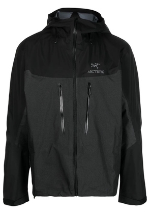 Arc'teryx Alpha logo-embroidered hooded jacket - Black