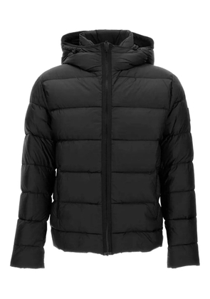 Fay double-front quilted jacket - Black
