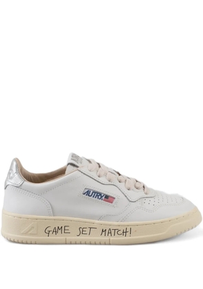 Autry perforated leather sneakers - White