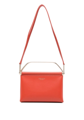 Giorgio Armani small leather tote bag - Orange