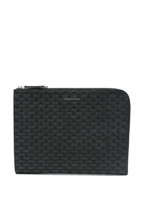 Orciani leather briefcase - Black