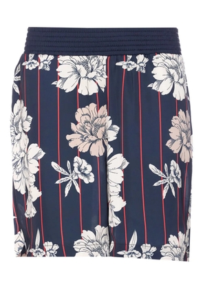 LIU JO floral-print shorts - Blue
