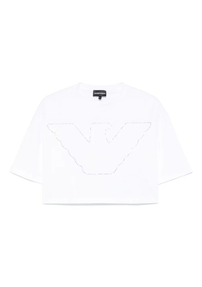 Emporio Armani logo-embellished T-shirt - White