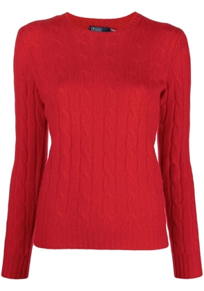Polo Ralph Lauren Julianna cable-knit jumper - Red