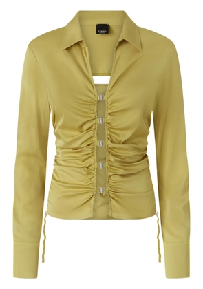 PINKO gathered shirt - Green