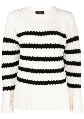 Alanui The Mariner striped wool jumper - Neutrals